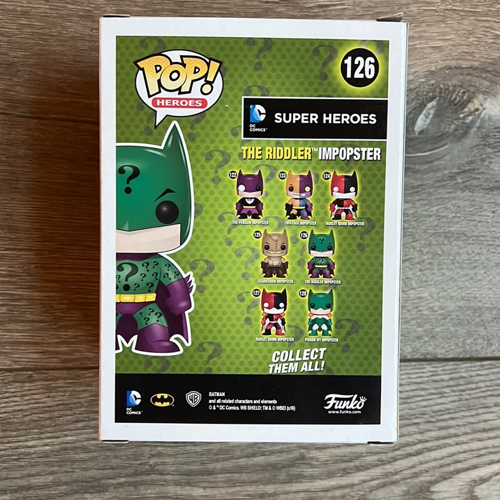 Funko Pop The Riddler Impopster #126 - Picture 3 of 6